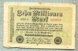 A 91 BANCNOTA-GERMANIA -10MILION MARK- anul 1923-SERIA050986-starea care se vede