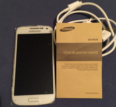 Samsung S4 Mini i9195 (4G), 8GB, alb, impecabil, neblocat, garantie 1 an Orange foto