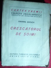 Emanoil Bucuta - Crescatorul de Soimi -interbelica ,Colectia Cartea Vremii