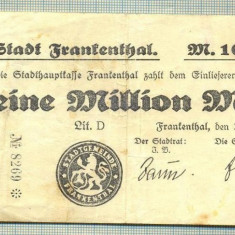 A 08 BANCNOTA-GERMANIA- 1000000 MARK- anul 1923 -SERIA 8269 -starea care se vede