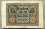 A 16 BANCNOTA-GERMANIA- 100 MARK- anul 1920 -SERIA 5398502 -starea care se vede, Europa