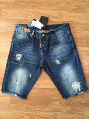 Blugi scurti Barbati DSQUARED slim fit nou 2016 foto