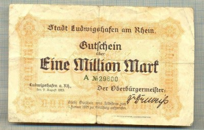 A 42 BANCNOTA-GERMANIA- 1000000 MARK-anul 1923-SERIA 29600-starea care se vede foto