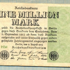 A 90 BANCNOTA-GERMANIA -1MILION MARK- anul 1923-SERIA FARA -starea care se vede