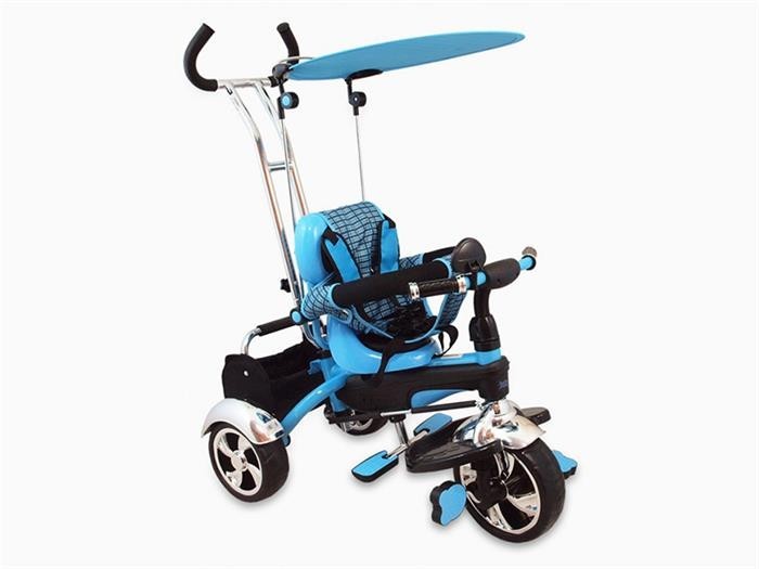 Tricicleta Copii Baby Mix Gr01 Blue foto mare Tricicleta Copii Baby Mix Gr01 Blue foto mare