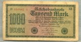 A 68 BANCNOTA-GERMANIA - 1000 MARK- anul 1922 -SERIA 346882 -starea care se vede, Europa