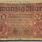 A 32 BANCNOTA-GERMANIA - 20 MARK- anul 1918 -SERIA 4024874 -starea care se vede