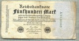 A 24 BANCNOTA-GERMANIA - 500 MARK- anul 1923 -SERIA 4440360 -starea care se vede, Europa