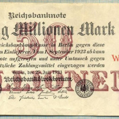 A 69 BANCNOTA-GERMANIA -50 MILION MARK- anul 1923 -SERIA.. -starea care se vede