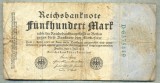 A 73 BANCNOTA-GERMANIA- 500 MARK- anul 1923 -SERIA 6375449 -starea care se vede