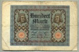 A 17 BANCNOTA-GERMANIA- 100 MARK- anul 1920 -SERIA 17059686 -starea care se vede