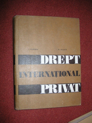 Drept international privat - Ion P. Filipescu,M. Jacota foto