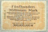 A 26 BANCNOTA-GERMANIA-500milion MARK-anul 1923 -SERIA 11647-starea care se vede, Europa