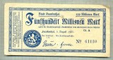 A 40 BANCNOTA-GERMANIA- 500000000 MARK-anul 1923-SERIA 61110-starea care se vede, Europa