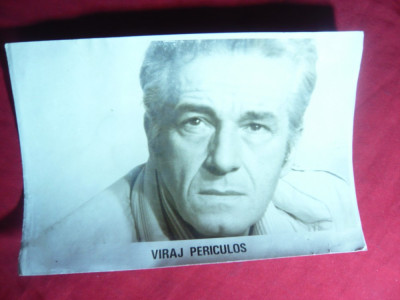 Fotografie din Filmul - Viraj Periculos cu Sergiu Nicolaescu , dim.= 18x12 cm foto