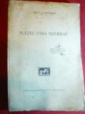 Stefan I.Dumitrescu -Platile fara numerar -Ed.1931 Cartea Romaneasca