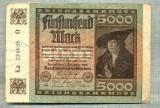 A 45 BANCNOTA-GERMANIA - 5000 MARK- anul 1922 -SERIA 224628 -starea care se vede, Europa