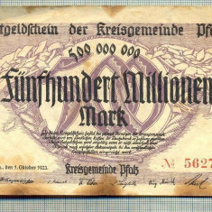 A 48 BANCNOTA-GERMANIA-500milion MARK-anul 1923 -SERIA562719-starea care se vede