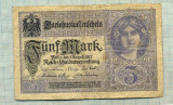 A 03 BANCNOTA-GERMANIA - 5 MARK- anul 1917 -SERIA 18110788 -starea care se vede