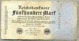 A 53 BANCNOTA-GERMANIA - 500 MARK- anul 1923 -SERIA 1137252 -starea care se vede