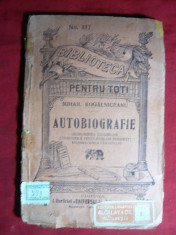 M.Kogalniceanu - Autobiografie - BPT 117 ,introd. P.V.Hanes foto