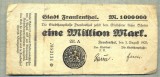 A 84 BANCNOTA-GERMANIA- 1000000 MARK- anul 1923 -SERIA 83134-starea care se vede, Europa