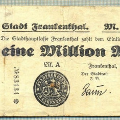 A 84 BANCNOTA-GERMANIA- 1000000 MARK- anul 1923 -SERIA 83134-starea care se vede
