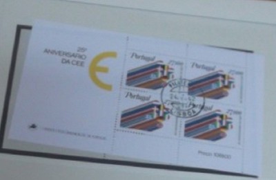 PORTUGALIA 1982 &amp;ndash; UNIUNEA EUROPEANA, bloc stampilat AF18 foto