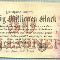 A 63 BANCNOTA-GERMANIA -50 MILION MARK- anul 1923 -SERIA.. -starea care se vede