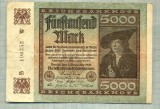 A 49 BANCNOTA-GERMANIA - 5000 MARK- anul 1922 -SERIA 190353 -starea care se vede