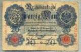 A 125 BANCNOTA-GERMANIA -20 MARK- anul 1914-SERIA 0108346 -starea care se vede, Europa