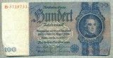 A 144 BANCNOTA-GERMANIA- 100 MARK- anul 1935 -SERIA 3729733 -starea care se vede, Europa