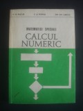 C. M. BUCUR - MATEMATICA SPECIALE, CALCULUL NUMERIC