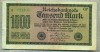 A 103 BANCNOTA-GERMANIA - 1000 MARK- anul 1922 -SERIA 322405-starea care se vede, Europa