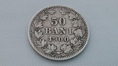 50 BANI 1900 ARGINT foto