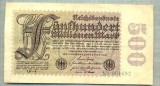 A 194 BANCNOTA-GERMANIA -500 MILION MARK-anul 1923 -SERIA.. -starea care se vede, Europa