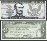 !!! SUA = FANTASY NOTE = MEMORIALUL ABRAHAM LINCOLN - 2013 - UNC