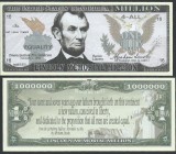 !!! SUA = FANTASY NOTE = MEMORIALUL ABRAHAM LINCOLN - 2013 - UNC