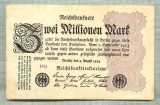 A 118 BANCNOTA-GERMANIA -2 MILION MARK- anul 1923-SERIA FARA-starea care se vede