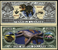 !!! SUA = FANTASY NOTE = DINOZAURI - 2003 - UNC foto