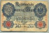A 128 BANCNOTA-GERMANIA -20 MARK- anul 1914-SERIA 7271486 -starea care se vede, Europa