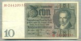 A 171 BANCNOTA-GERMANIA- 10 MARK- anul 1929 -SERIA 24420555 -starea care se vede, Europa