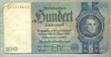 A 184 BANCNOTA-GERMANIA- 100 MARK- anul 1935 -SERIA 1579612 -starea care se vede, Europa