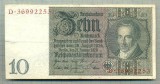 A 183 BANCNOTA-GERMANIA- 10 MARK- anul 1929 -SERIA 36992253 -starea care se vede