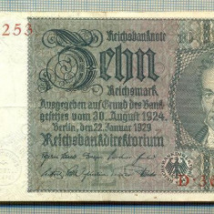 A 183 BANCNOTA-GERMANIA- 10 MARK- anul 1929 -SERIA 36992253 -starea care se vede