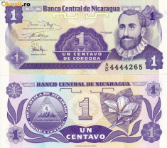 Nicaragua, 1 centavo 1991, UNC foto