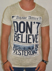 Tricou DON&amp;#039;T BELIEVE din bumbac Marimi:L,XL cu livrare gratuita foto