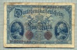 A 114 BANCNOTA-GERMANIA - 5 MARK- anul 1914 -SERIA 8089189-starea care se vede, Europa