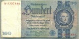 A 138 BANCNOTA-GERMANIA- 100 MARK- anul 1935 -SERIA 5307888 -starea care se vede, Europa