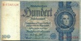 A 143 BANCNOTA-GERMANIA- 100 MARK- anul 1935 -SERIA 5750328 -starea care se vede, Europa